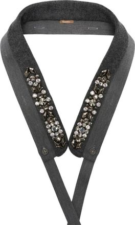 Max Mara Palmi Collar - Dames - Sjaals - Grijs - ONE Size - Wol - Accessoires