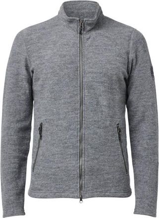 Ivanhoe of Sweden Louie Full Zip Wollpullover f&uuml;r Herren | grau