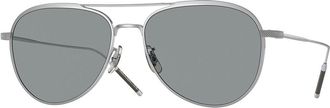 Oliver Peoples OV1276ST TK-3 5254R5 Mens Sunglasses Silver Size 56