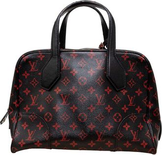 Louis Vuitton Black Infrarouge Canvas Dora Soft Mm - 10S (Authentic Pre- Loved)