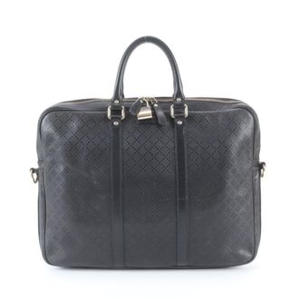 Gucci Black Leather Briefcase (Pre-Owned)