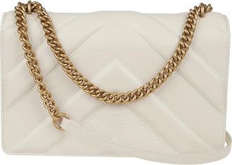 Pinko Pinko Businesstaschen & Reisegep&auml;ck - Love One Classic Light Dc Bag White - Gr. unisize - in Wei&szlig; - f&uuml;r Damen