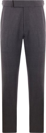 Tom Ford tapered chino trousers - men - Elastane/Wool/Cupro - 50 - Grey