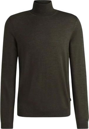 HUGO BOSS Heren, Truien, Groen, Maat: M Wol