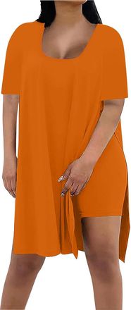 Generic Lounge Sets for Women Summer Shorts Pjs for Women Sets Pajamas UK Womens Pyjamas Set Padded Vacation Outfits Skirt and Top Plus Size Lounge Sweater Ma