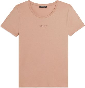 Freddy T-shirt manica corta con dettaglio cut out e strass