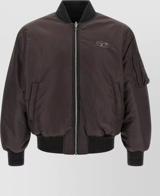 Diesel reversible padded bomber jacket