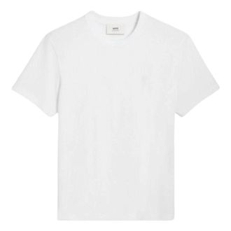 Ami Tone-on-Tone Heart Logo T-shirt White BFUTS003-724-100