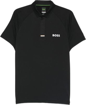 HUGO BOSS Hugo, Polo Shirts, male, Black, Size: 2XL Logo Polo Shirt