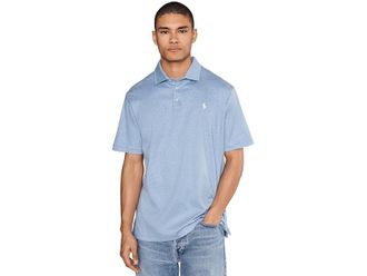 Polo Ralph Lauren Classic Fit Soft Cotton Polo Shirt Mens Clothing Blue Heather : 2XL