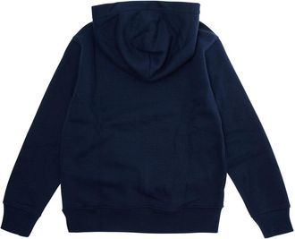 Polo Ralph Lauren Boys Hooded Sweatshirt Blue Cotton Blend Hoods & Sweatshirts