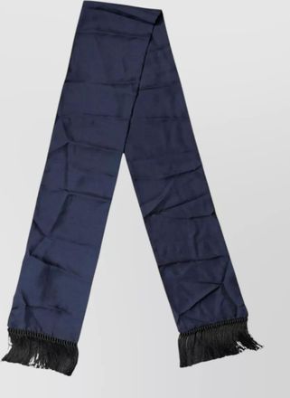 Dolce & Gabbana silk fringed scarf