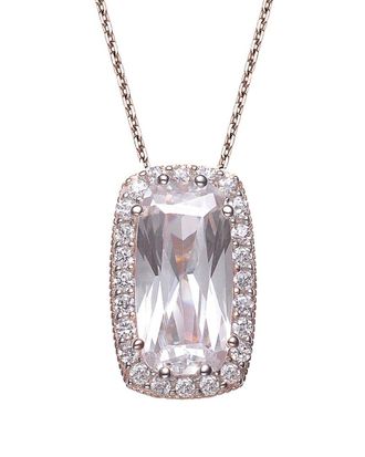 Genevive Silver Cz Pendant