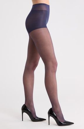 Nordstrom Rack 2-Pack Sheer Control Top Pantyhose in Navy at Nordstrom Rack, Size Plus