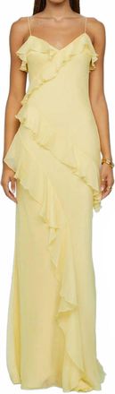 AMUR Sofia Gown In Yellow