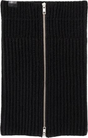 Maison Margiela Halswarmer met rits - unisex - Wintersjaals - Zwart - ONE Size - Accessoires