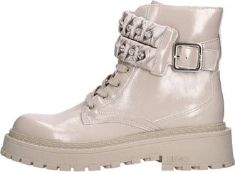 Liu Jo Rumi 19 Naplaksavana - Dames - Veterlaarzen - Beige - 40 EU - Leer - Schoenen