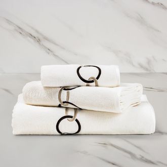 Frette Links Embroidered Bath Towel | Frette