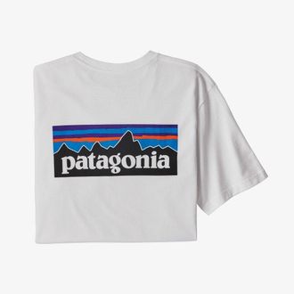 Patagonia 38504-WHI Ms P-6 Logo Responsibili-Tee T-Shirt Mens Classic Navy XL