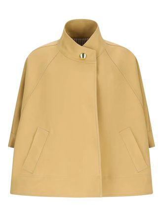 Darkpark Nat short-sleeve button trench coat - Yellow
