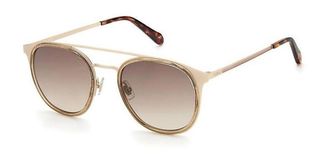 Fossil FOS 2110/G/S 3YG/HA Mens Sunglasses Gold Size 51
