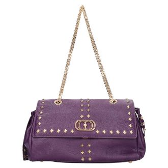 La Carrie Tassen.. Paars - Dames - Handtassen - Paars - ONE Size - Leer - Tassen