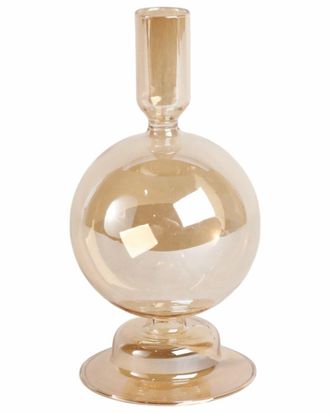 Sagebrook Home 7In Glass Bubble Taper Candle Holder