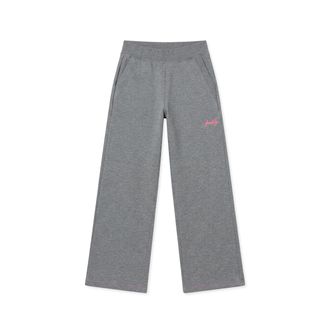 Freddy Pantaloni Wide Leg M&eacute;lange con Dettagli Rosa Fluo da Donna