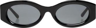The Attico Berta Oval Occhiali da sole - - Accessories - Donna - Nero - ONE SIZE