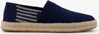 Toms Toms Alpargata Rope 2.0 Mens Espadrille Shoes Navy Textile - Size UK 12