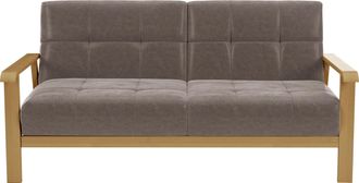 Sit&more 2,5-Sitzer »Billund« Armlehnen aus eichefarbigem Buchenholz, verschiedene Bezüge und Farben