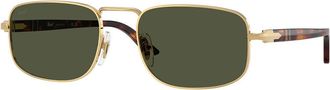 Persol PO1027S 515/31 Mens Sunglasses Gold Size 56