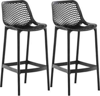 Clp Clp - Set De 2 Taburetes Outdoor Air Negro