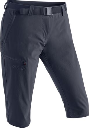 Maier Sports Caprihose MAIER SPORTS Inara slim 3/4, Damen, Gr. 34, Normalgr&ouml;ssen, blau (dunkelblau), 90% Polyamid, 10% Elasthan, Hosen Caprihose, Damen Wanderhose,
