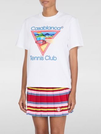 Casablanca T-shirt in cotone con logo Tennis Club Casablanca