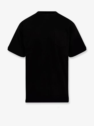 sacai Cotton t-shirt with nylon inserts - SACAI - gender_Man