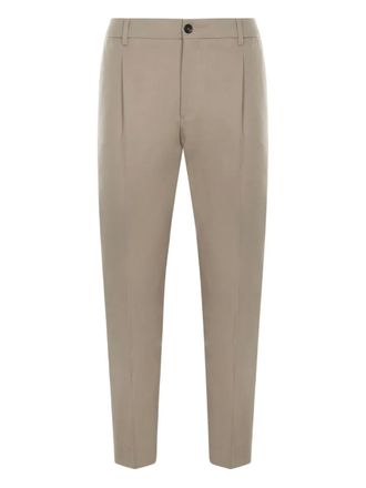 Be Able pleated-design trousers - Neutrals