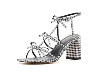 Madden Girl Lovelyy Womens Dress Sandals Black/White : 7.5 M, Rubber/Synthetic