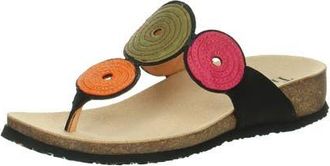 Think Julia Circles Flip Flop in Black/Kombi at Nordstrom, Size 10-10.5Us