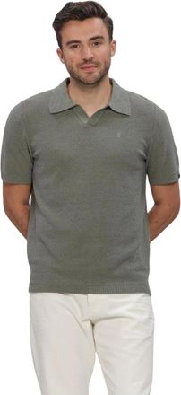 Butcher of Blue Tops, Heren, Groen, XL, Katoen, Boucle Knit Polo