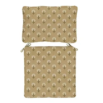 Ballard Designs Replacement Seat and Back Cushion with Zipper - 26x42 - Box Edge, Montrose Taupe - Ballard Designs