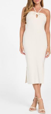 Guess Sofie Mirage Rib Dress in White at Nordstrom, Size Medium