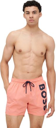 HUGO BOSS Heren Octopus Bold Logo Zwemshorts (Heldere Roze)