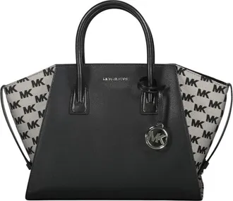 Michael Kors Leather And Fabric Bag