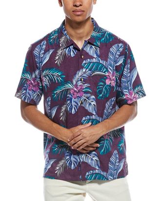 Tommy Bahama Frond Fusion Silk-Blend Camp Shirt