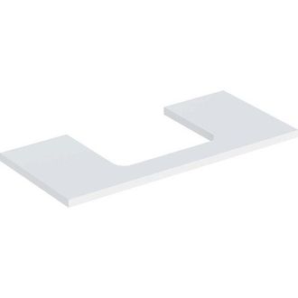 Keramag Keramag - Plaque De Lavabo Geberit One, D&eacute;coupe Au Centre, Pour Lavabo &Agrave;