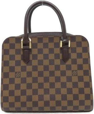 Louis Vuitton Pre-owned Handbags, female, Brown, Size: ONE SIZE Pre-owned Triana Damier Bag