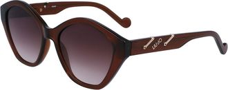 Liu Jo LJ770S 200 Womens Sunglasses Brown Size 54