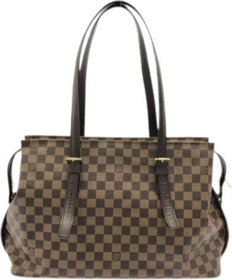Louis Vuitton Pre-owned Tote Bags, female, Brown, Size: ONE SIZE Pre-owned Chelsea Shoulder Bag