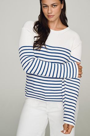 English Factory Striped Long-Sleeve Top